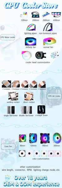 プロセッサーのための Sama 4heatpipes 90mm Argb ファン Cpu のラジエーター Cpu の空気クーラー