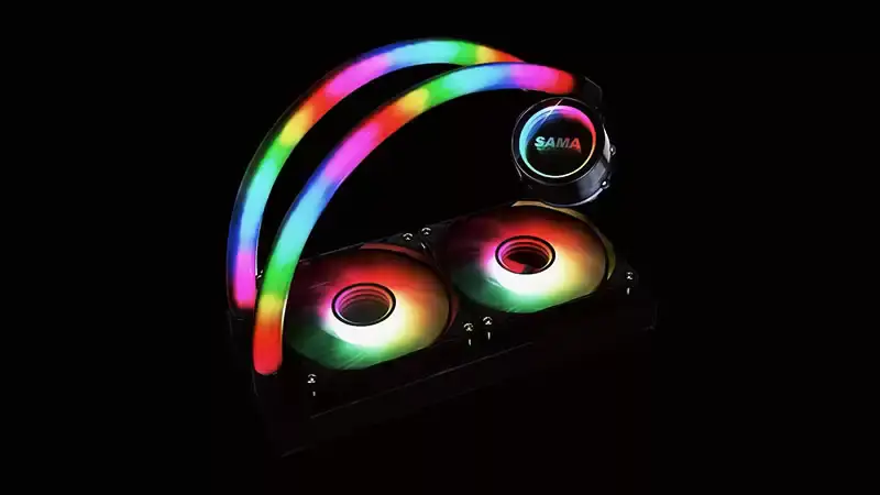 Sama は 120mm Rgb の照明液体 Aio のクーラー Cpu の液体のクーラー水冷の PC のための液体クーラーをカスタマイズしました