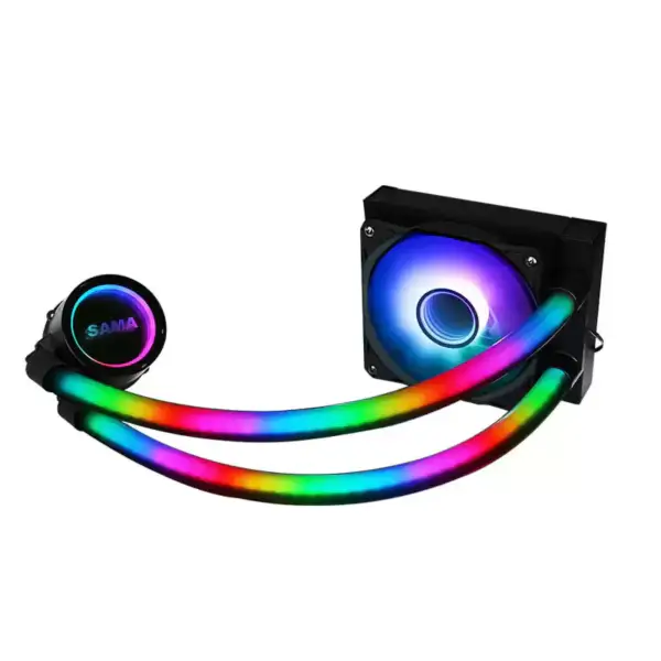 Sama は 120mm Rgb の照明液体 Aio のクーラー Cpu の液体のクーラー水冷の PC のための液体クーラーをカスタマイズしました