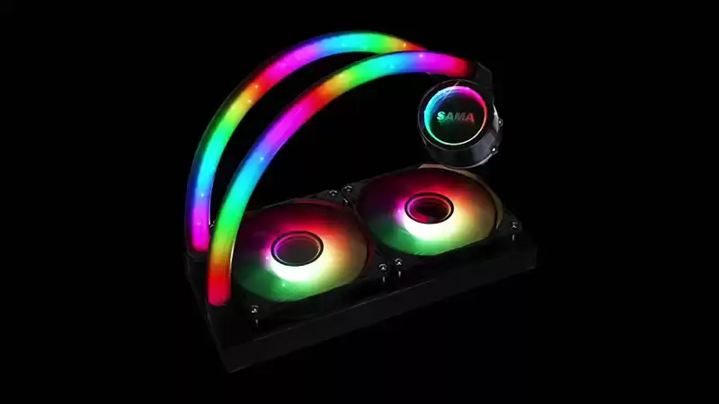 Sama は 240mm Rgb の照明液体 Aio のクーラー Cpu の液体のクーラー水冷の Pc のための液体クーラーをカスタマイズしました