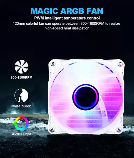 Sama は 240mm Rgb の照明液体 Aio のクーラー Cpu の液体のクーラー水冷の Pc のための液体クーラーをカスタマイズしました