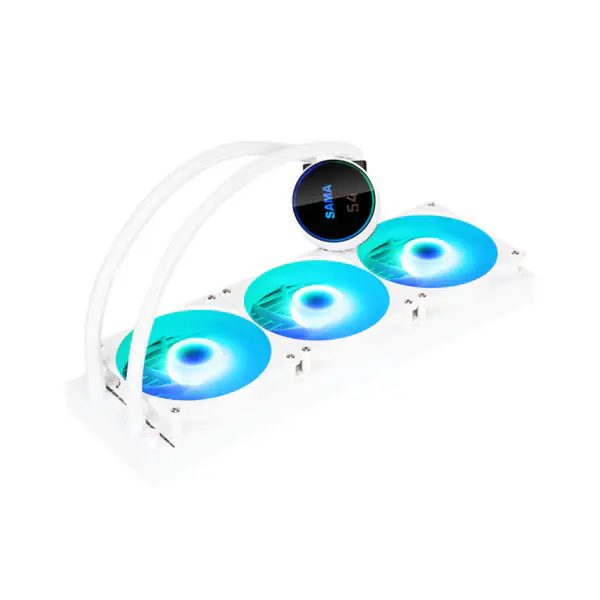 Sma 表示 Cpu の中心の温度の液体のクーラー 50000hrs Cpu のクーラー Rgb のカスタマイズ可能なロゴ Argb Cpu のクーラー