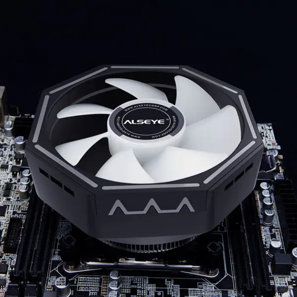 Alseye 120mm の脱熱器 Rgb の冷却ファン Cpu のクーラー 775/115x/1200