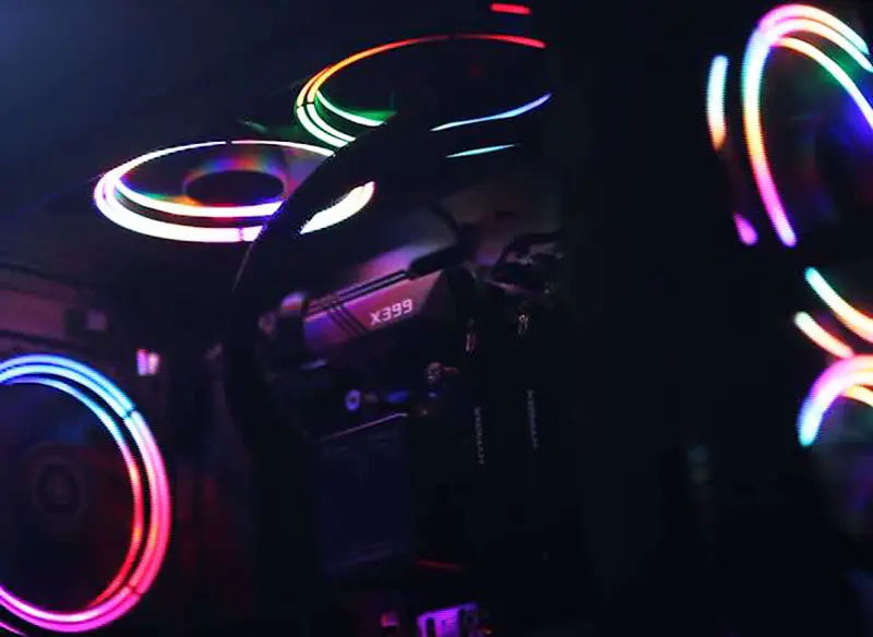 Alseye 120mm Rgb のゲーム コンピュータのための液体の調理のファン