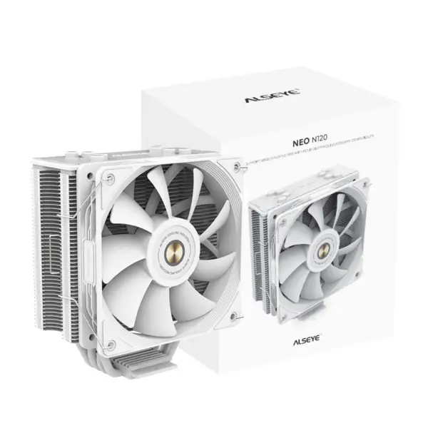 Alseye 12v 120mm は 1700 および Am5 のための Rgb の脱熱器クーラー PC ファンを導きました
