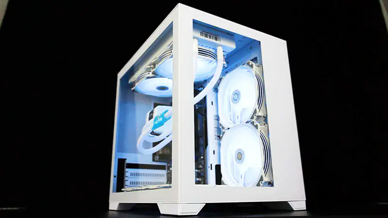 Alseye 360mm の第 12 GEN CPU のための温度表示が付いている白いフレームの SYNC Argb Aio の液体クーラー