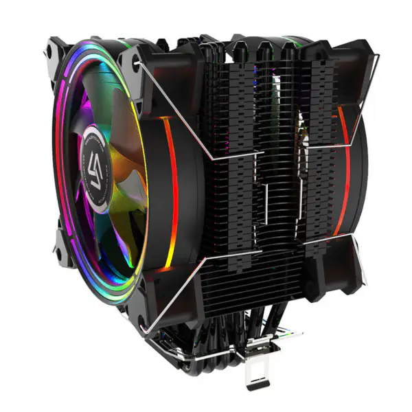 アマゾン トップセラー Tdp 180 w ゲーミング ケース Cpu クーラー 120 mm Pwm ケース ファン ヒート パイプ ユニバーサル プラットフォーム Pc 空気クーラー