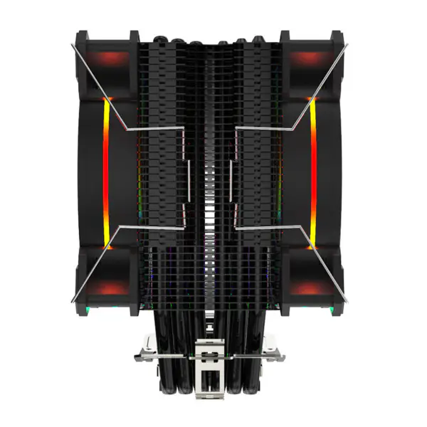 アマゾン トップセラー Tdp 180 w ゲーミング ケース Cpu クーラー 120 mm Pwm ケース ファン ヒート パイプ ユニバーサル プラットフォーム Pc 空気クーラー