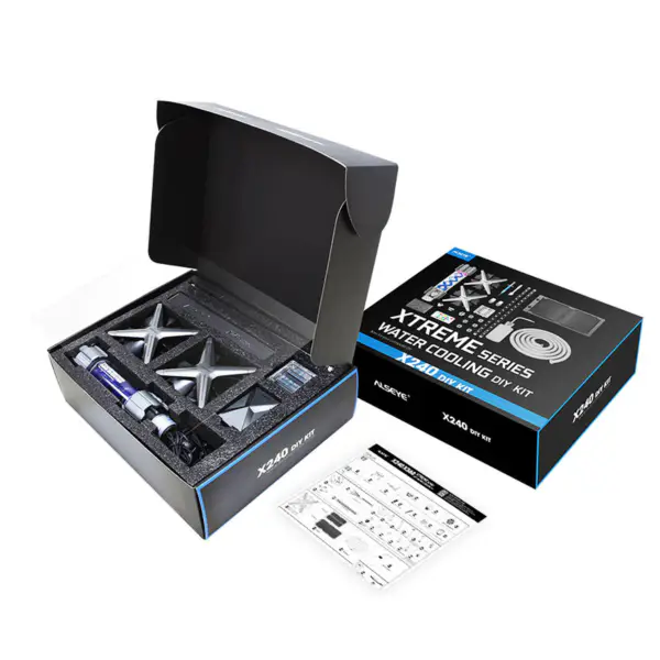 コンピュータ PC の水冷のキットは 2 PC の場合ファンが付いている液体の冷却の DIY 240 のラジエーターを分けます