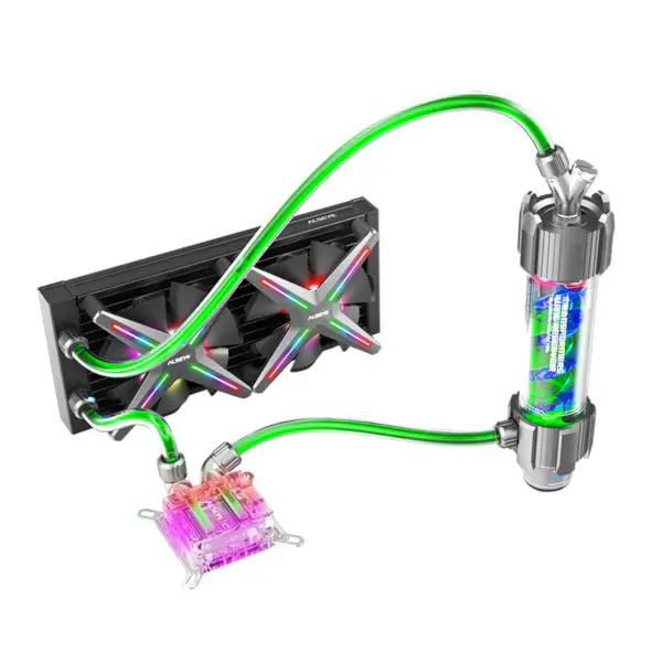 コンピュータのための 120mm Rgb ファンが付いている高性能 Diy 240 の Xtreme の柔らかい管の水冷のキット