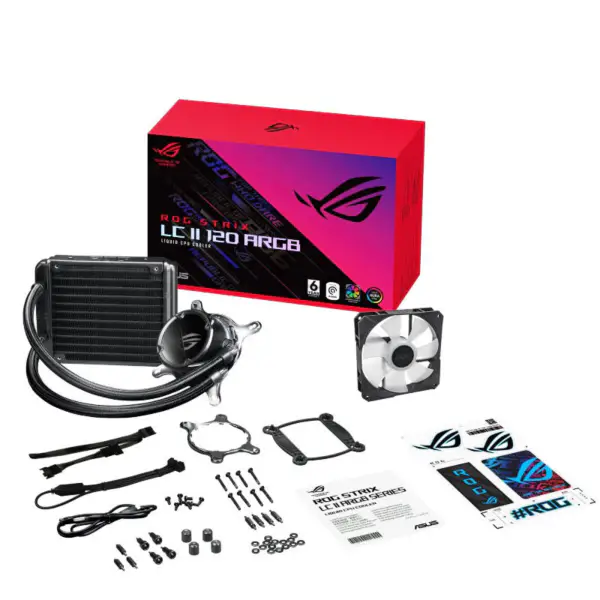 AsUs Rog Strix Lc Ii 120 Argb 一体型水冷ラジエーター Cpu Asetek プロセッサ冷却
