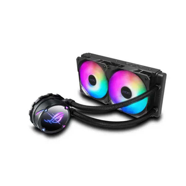 AsUs Rog 龍神 Ii 240 Argb 2 ファン内蔵水冷ラジエーター 第 12 世代 Cpu Asetek プロセッサ冷却
