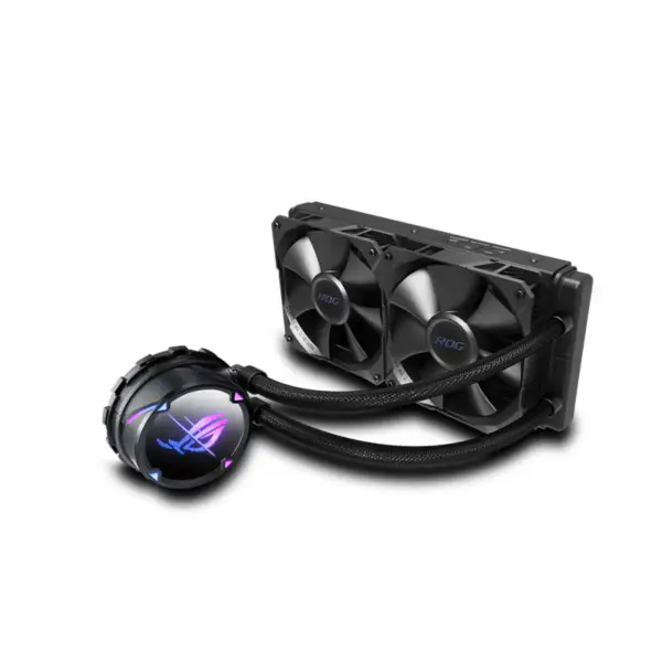 AsUs Rog Strix Lc Ii 240 2ファン一体型水冷ラジエーターCPU Asetek 7th Pwm Dc Cpu Cooling Fan