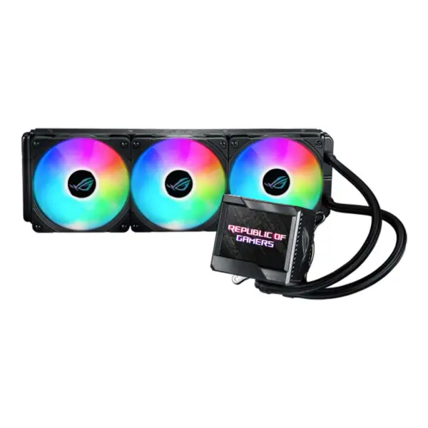 AsUs Rog Ryujin Ii 360 Argb 3fans 内蔵水冷ラジエーター 第 12 世代 Cpu Asetek 第 7 世代 3.5 インチ液晶 Pwm Dc Argb 冷却ファン