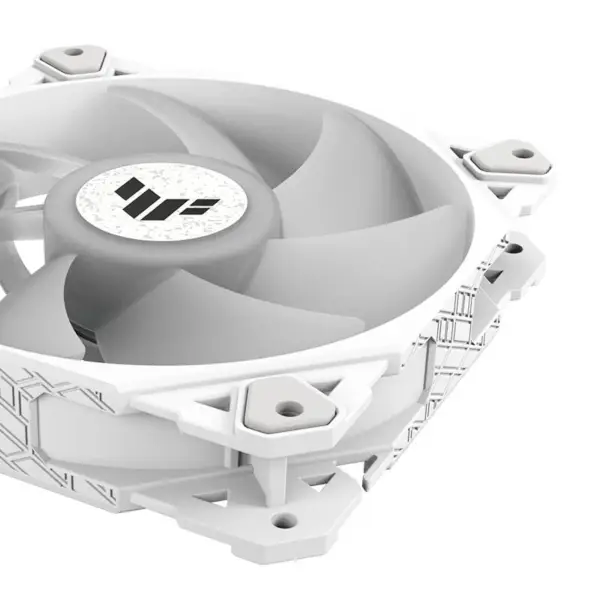 AsUs Tuf の賭博の照明効果のコントローラーが付いている白い英雄的なライト Tf120 のシャーシ ファン 3 PC Argb ファン Tuf の賭博 Tf120 Argb 3in1